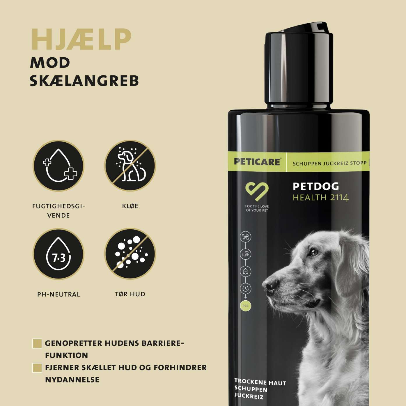 Herske tyveri Ung Hundeshampoo - mod tør og skællet hud